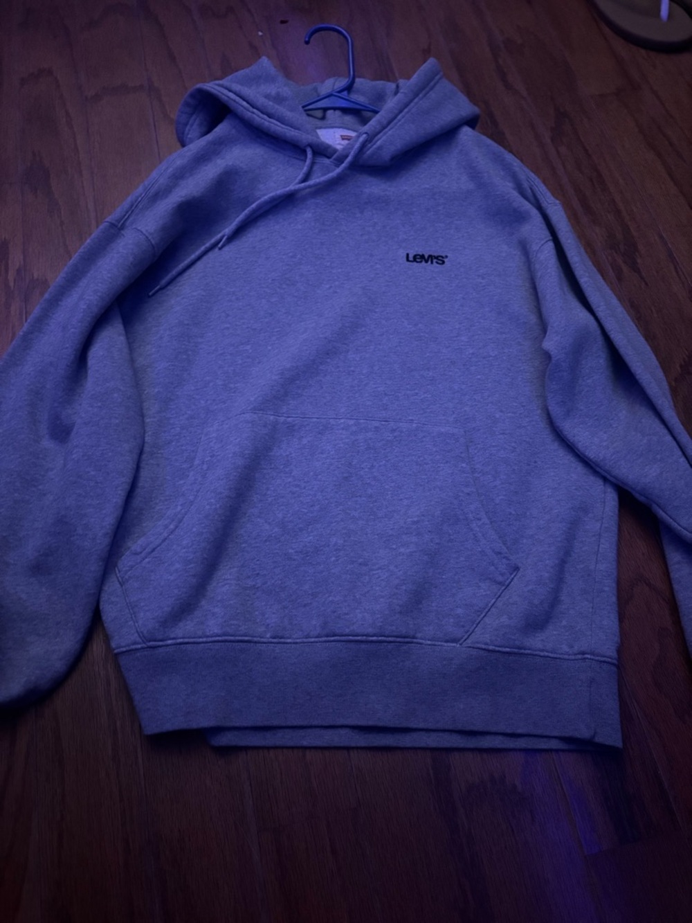 Levi's Men's Heather Gray Pullover Hoodie